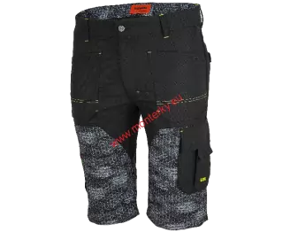 Kraťasy strečové pracovní PREDATOR SHORTS 0728120062 BLACK/GREY