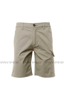 ŠORTKY SERVICE S00328-P055 KHAKI 11006 strečové až 5XL