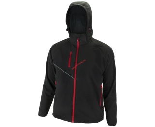 Bunda softshellová FORCE Jacket black/red 0953180063